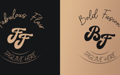 Fashion Logo Template for Designers, Luxury Brands, Boutiques