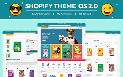 Kittypaw - Магазин кормов и кормов для домашних животных Многоцелевая адаптивная тема Shopify 2.0