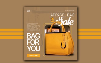 Ladies Handbag Flyer Design Template