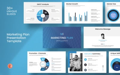 Plantilla de presentación del plan de marketing_
