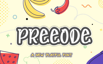 Preeode: новый игривый шрифт