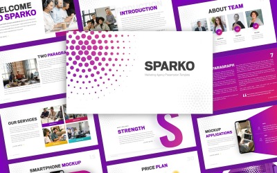 Sparko – Präsentationsvorlage für Marketingagenturen