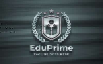 Szablon logo edukacji dla platform e-learningowych i instytutów