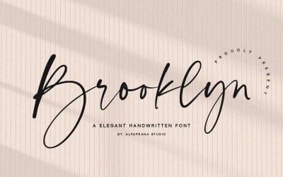 Brooklyn - Carattere scritto a mano