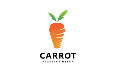 Carrot Logo Icon Vector Design Template V6