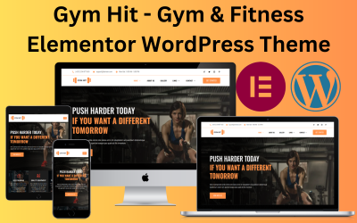 Gym Hit – Thème WordPress Elementor pour la salle de sport et le fitness