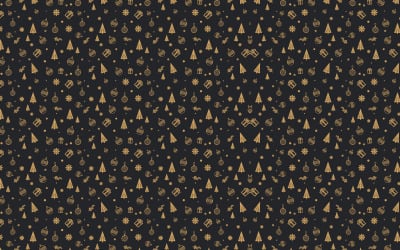 Modello di buon Natale e carta digitale