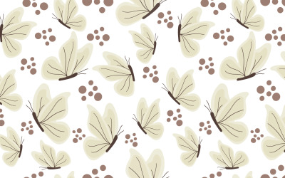 Modello senza cuciture farfalla menta