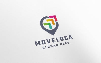 Mover logotipo profissional de localização
