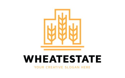 Wheat Estate Logo Design Template "FREE"