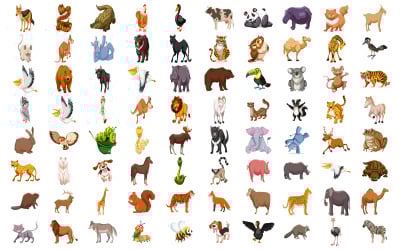 Wunder der Tierwelt: SVG-Tierillustrationen