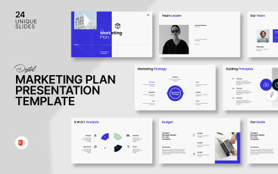 营销计划 PowerPoint 模板设计