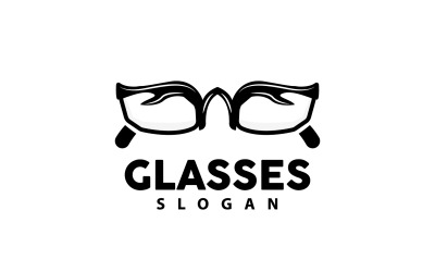 Brille Logo Optik Mode Vektor V6
