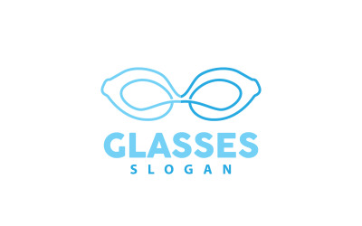 Glasses Logo Optic Fashion Vector V7