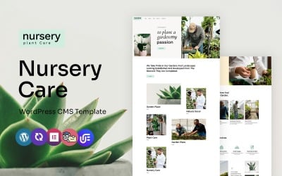 Nursery — Многоцелевая тема WordPress Elementor «Детские растения и сады»