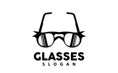 Óculos Logo Óptica Fashion Vector V3