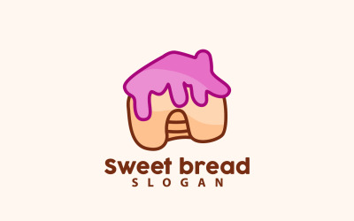 Süßes Brot Logo Bäckerei DesignV7