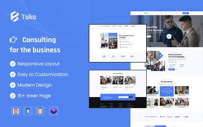 Toko - Consulting Agency HTML Template