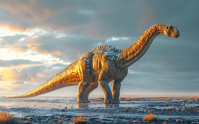 Brachiosaurus Dinosaurie realistisk fotografering 1