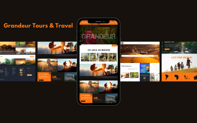 Grandeur Tours and Travel Hotellbokning WordPress-tema