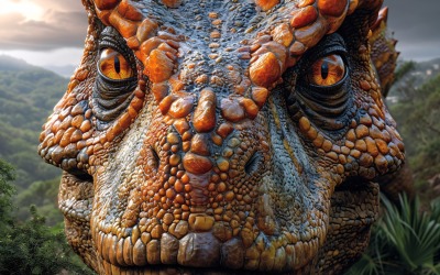 Realistická fotografie dinosaurů Carnotaurus 4.