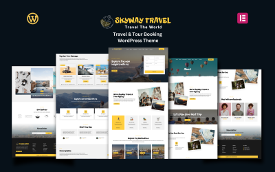 SkyWay - 旅行和旅游预订 WordPress 主题