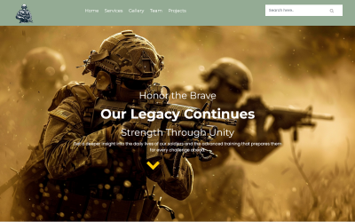 TishArmyHTML - Army HTML Template