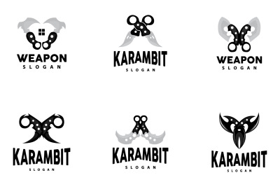 Инструмент для оружия с логотипом Kerambit Vector DesignV6