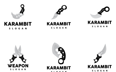 Kerambit Logo Arme Outil Vector DesignV3