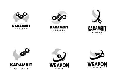 Kerambit Logo Arme Outil Vector DesignV15