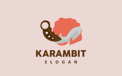 Kerambit Logo Arme Outil Vector DesignV27