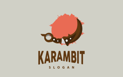 Kerambit Logo Vapen Tool Vector DesignV26