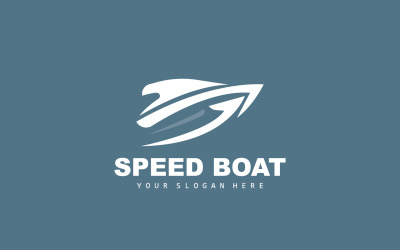 Logo del motoscafo Design della barca a vela della naveV4
