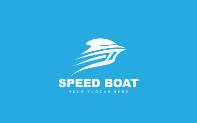 Speed Boat Logó Hajó Vitorlás DesignV5