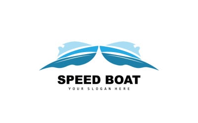 Design de veleiro com logotipo de lancha rápida V21