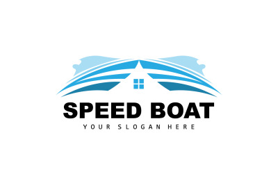 Speedboot Logo Schip Zeilboot DesignV23