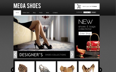 Mega Shoes VirtueMart Template