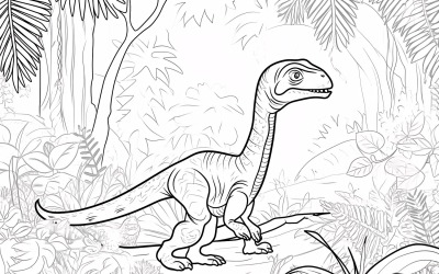 Kölofiz Dinozor Boyama Sayfaları 2