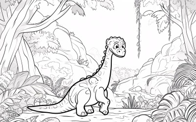 Desenhos de Dinossauro Dryosaurus para colorir 3