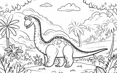 Sauropelta Dinosaur Colouring Pages 2