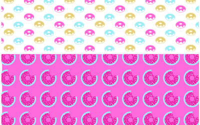 Sprinkles Donuts Patterns Design
