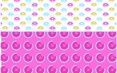 Sprinkles Donuts Patterns Design