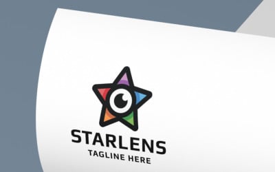 Temp do logotipo profissional da lente estrela