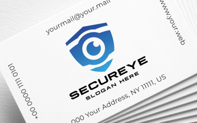 Temp do logotipo profissional Secure Eye