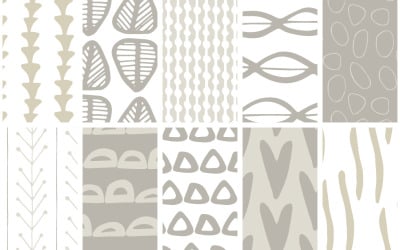Vector Scandinavian Patterns Design