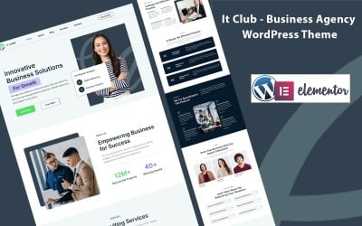 It Clube-商业代理 WordPress 主题