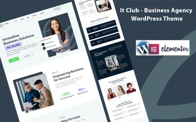 It Clube - WordPress-thema voor een zakenbureau
