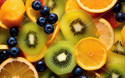 Citrus Fruits Background flat lay 4