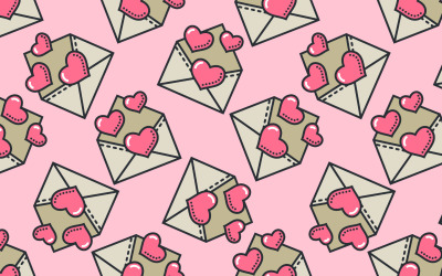 Patrones sin fisuras de San Valentín