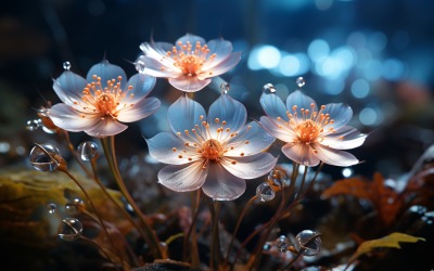 Plante de fleurs de cristal sous-marine Fond d&amp;#39;écran 17